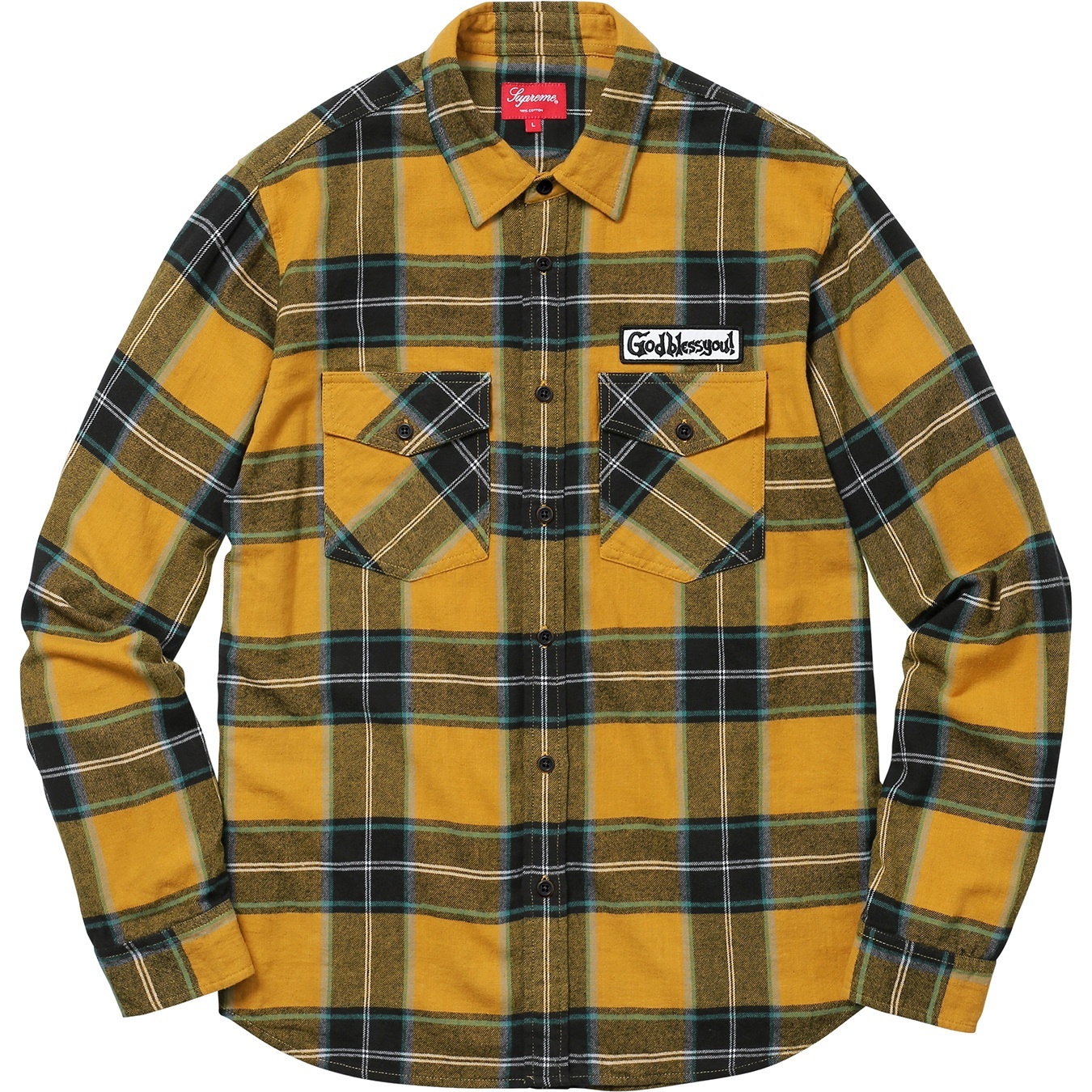 God Bless Plaid Flannel Shirt view 8